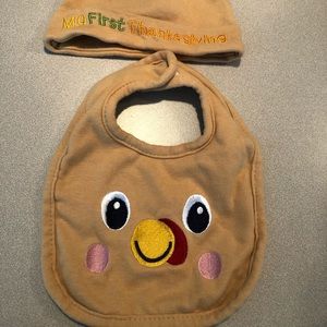 Thanksgiving Bib and Hat set